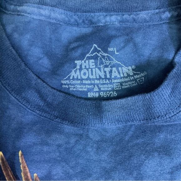 Born to Ride Vintage T Shirt Motorcycle Flag USA Eagle Blue Unisex Men Large - Picture 4 of 14